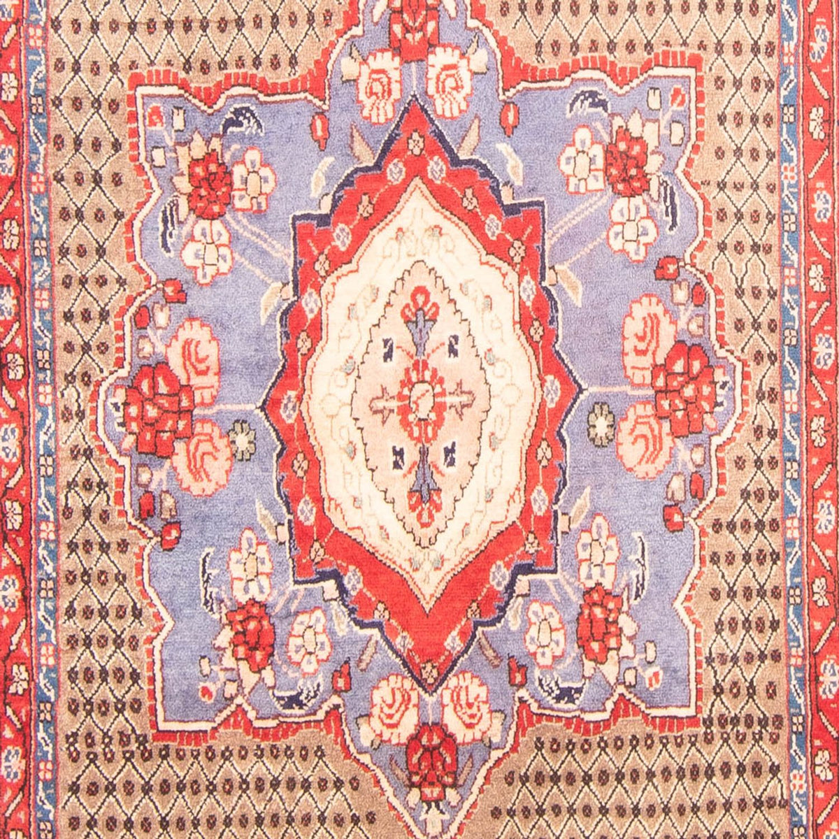 Løber Persisk tæppe - Nomadisk - 350 x 150 cm - flerfarvet