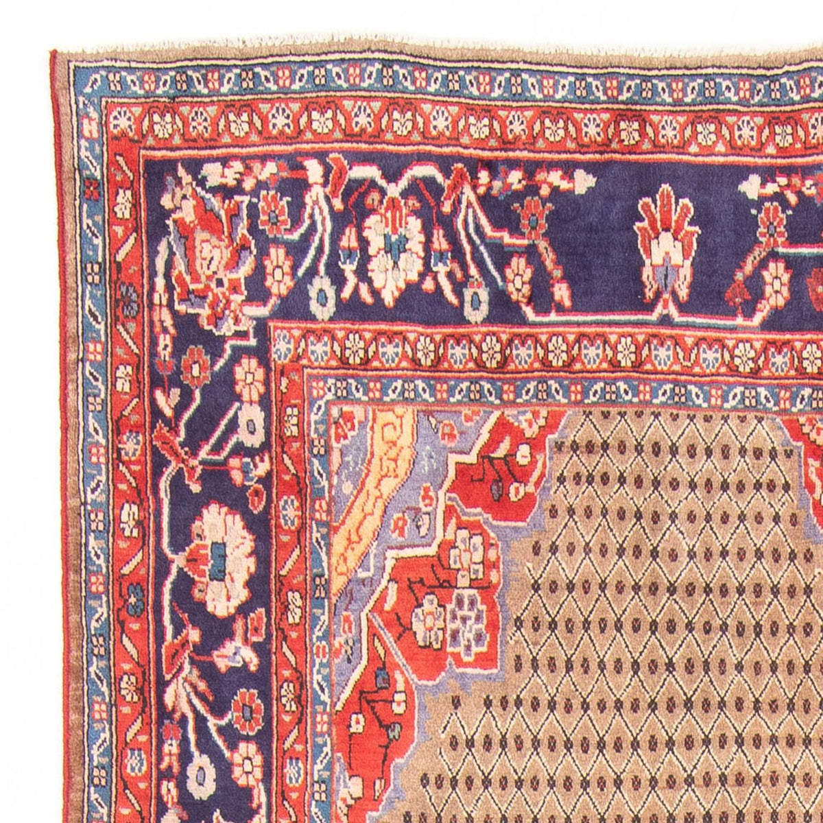 Løber Persisk tæppe - Nomadisk - 350 x 150 cm - flerfarvet