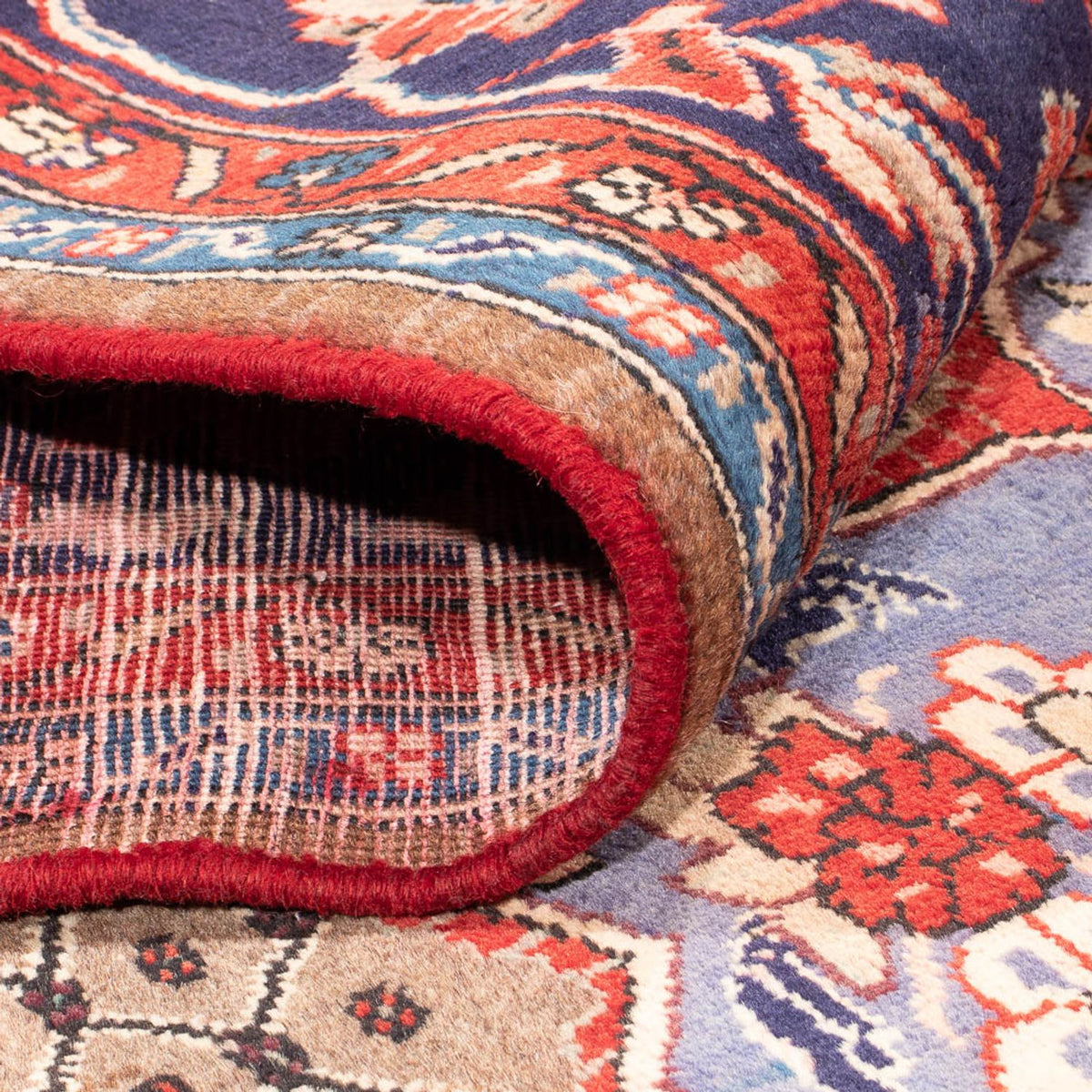 Løber Persisk tæppe - Nomadisk - 350 x 150 cm - flerfarvet