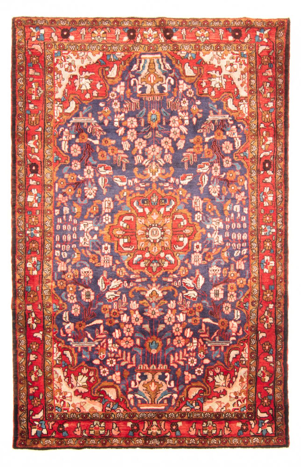 Persisk tæppe - Nomadisk - 265 x 174 cm - blå