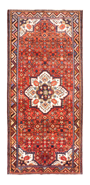 Løber Persisk tæppe - Nomadisk - 350 x 158 cm - rød