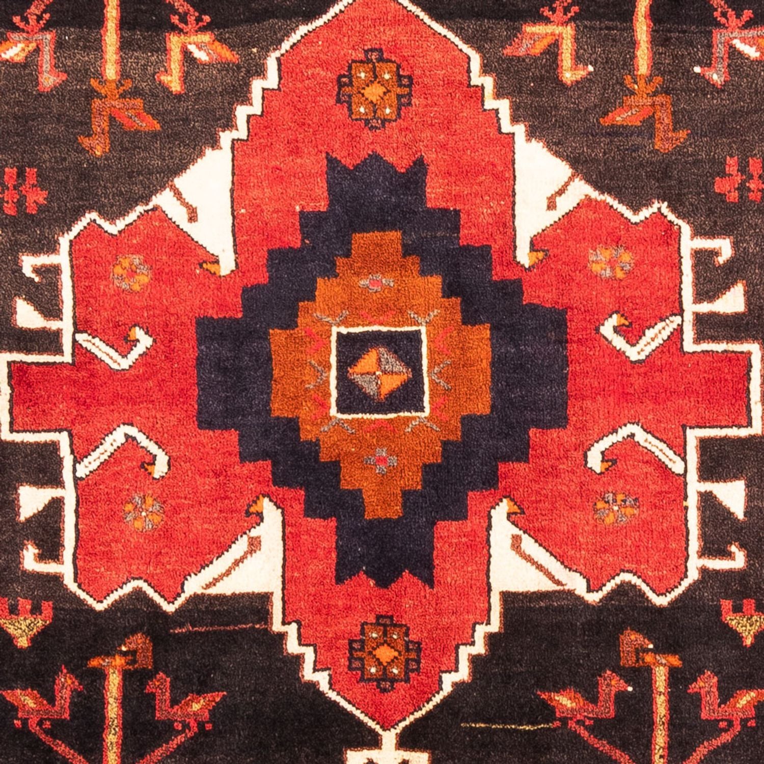 Persisk tæppe - Nomadisk - 303 x 162 cm - mørkeblå