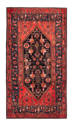 Persisk tæppe - Nomadisk - 300 x 170 cm - mørkeblå