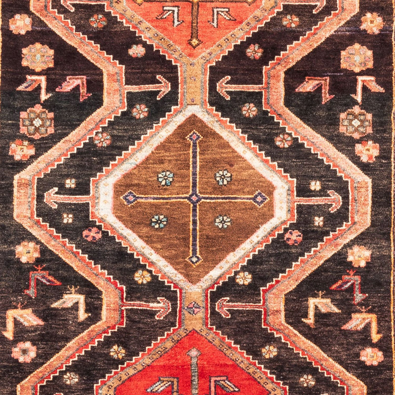 Persisk tæppe - Nomadisk - 296 x 153 cm - mørkeblå