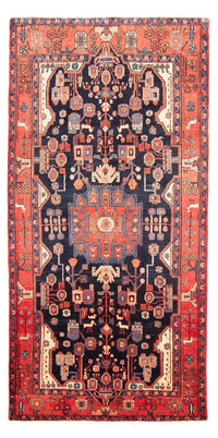 Persisk tæppe - Nomadisk - 300 x 156 cm - mørkeblå