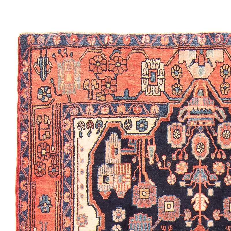 Persisk tæppe - Nomadisk - 300 x 156 cm - mørkeblå