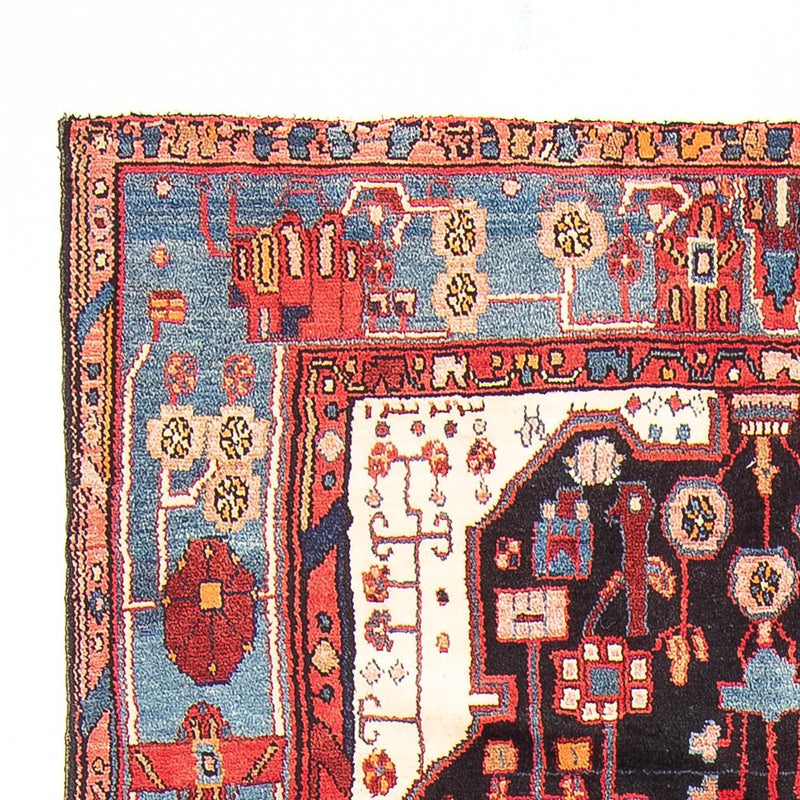 Persisk tæppe - Nomadisk - 312 x 153 cm - mørkeblå