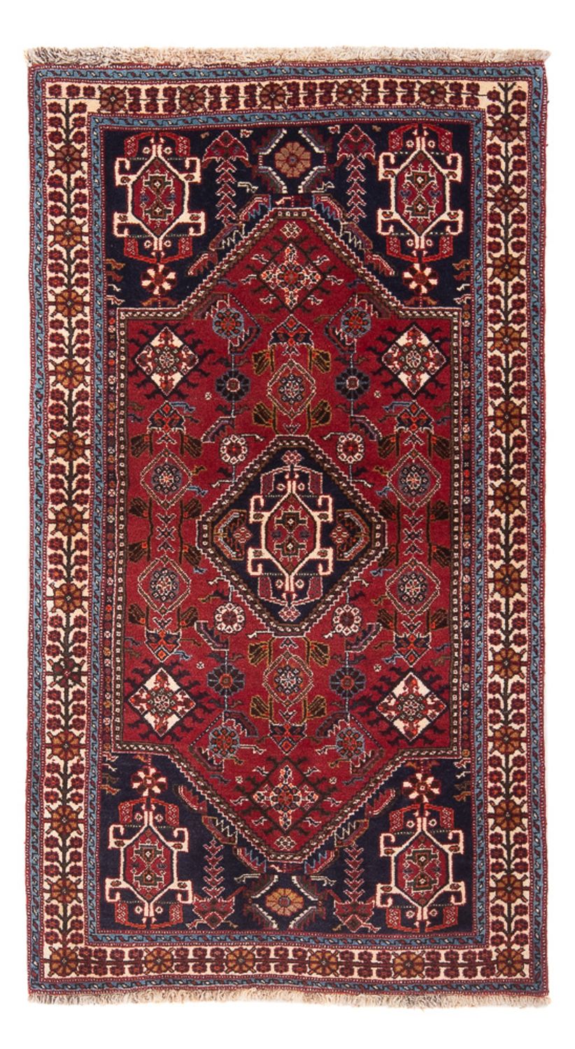 Persisk tæppe - Nomadisk - 147 x 75 cm - rød