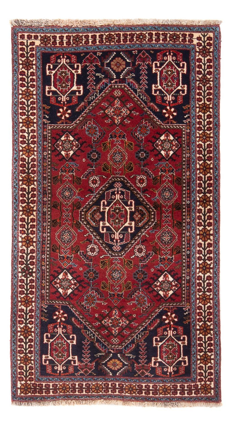 Persisk tæppe - Nomadisk - 147 x 75 cm - rød