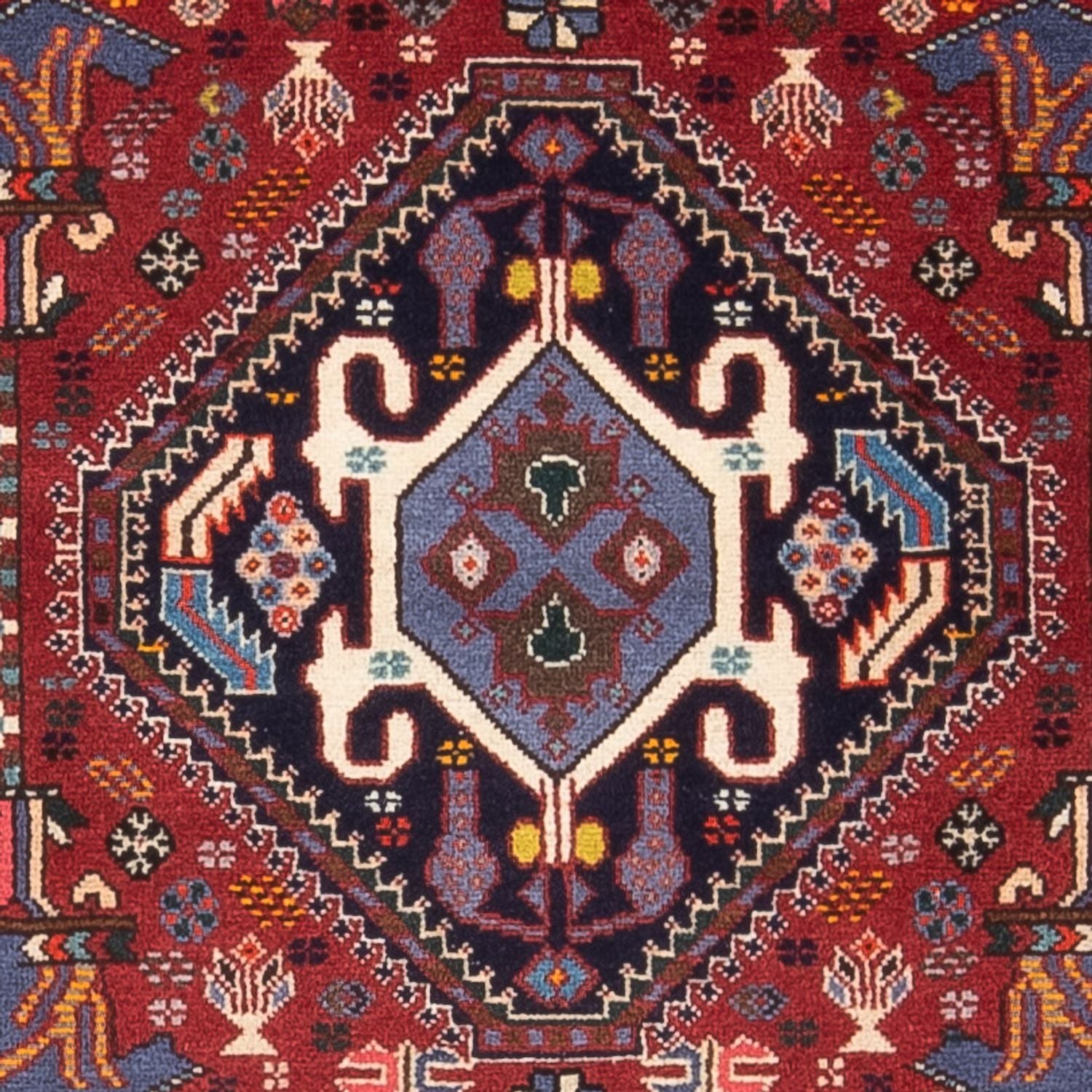 Persisk tæppe - Nomadisk - 148 x 70 cm - rød