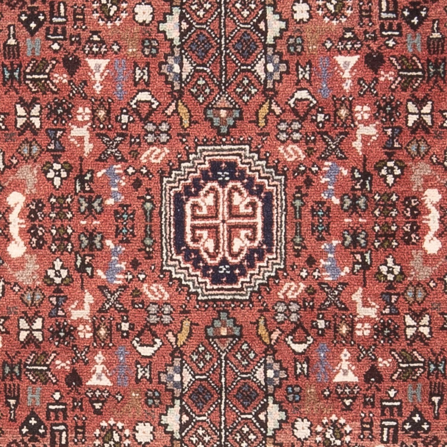 Persisk tæppe - Nomadisk - 150 x 70 cm - rød