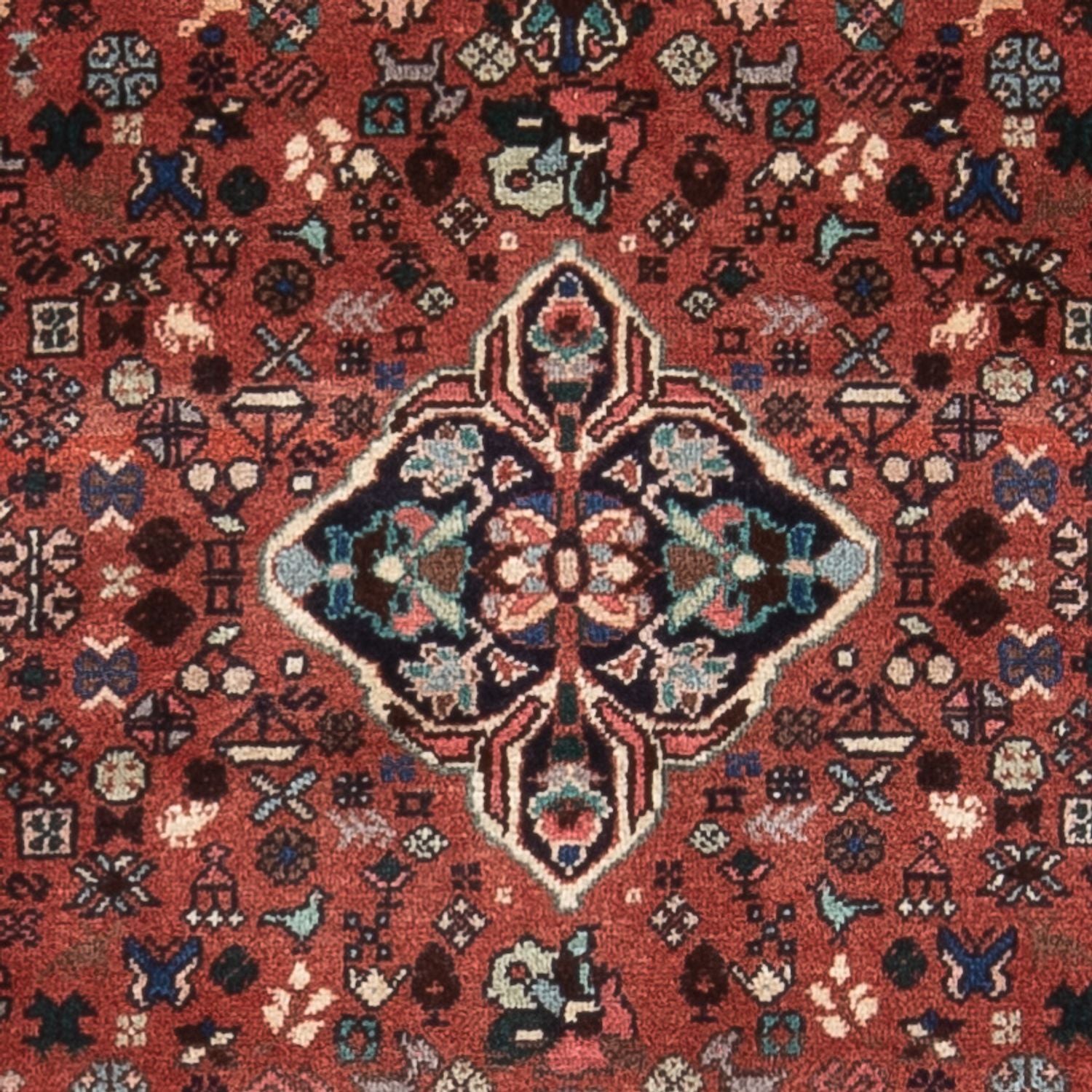 Persisk tæppe - Nomadisk - 147 x 75 cm - rød