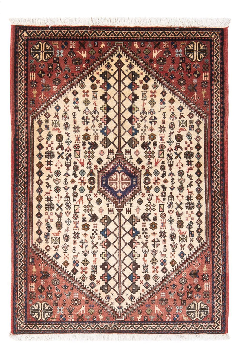 Persisk tæppe - Nomadisk - 128 x 82 cm - creme