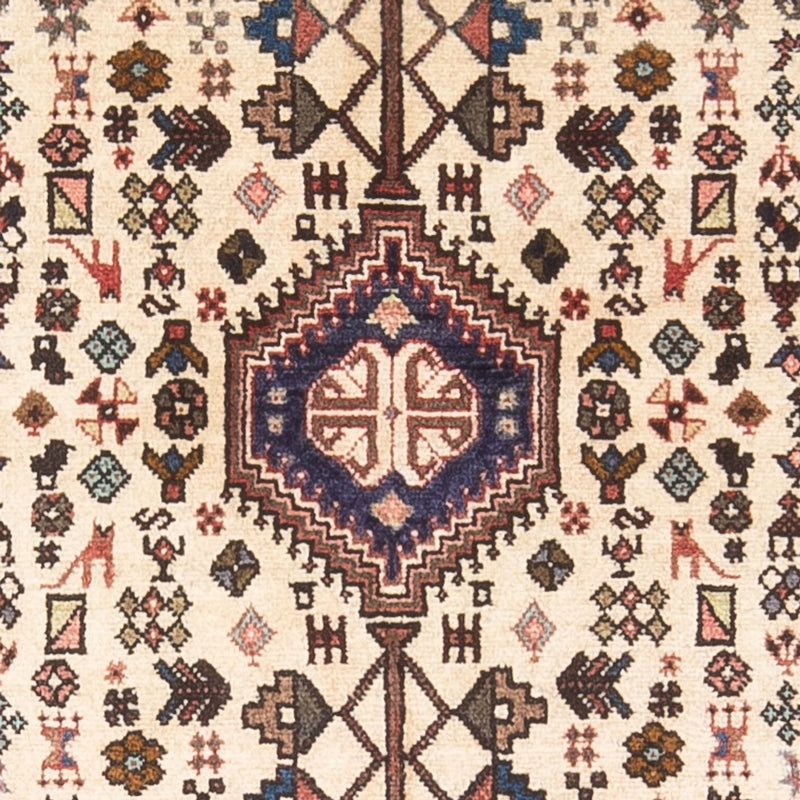 Persisk tæppe - Nomadisk - 128 x 82 cm - creme