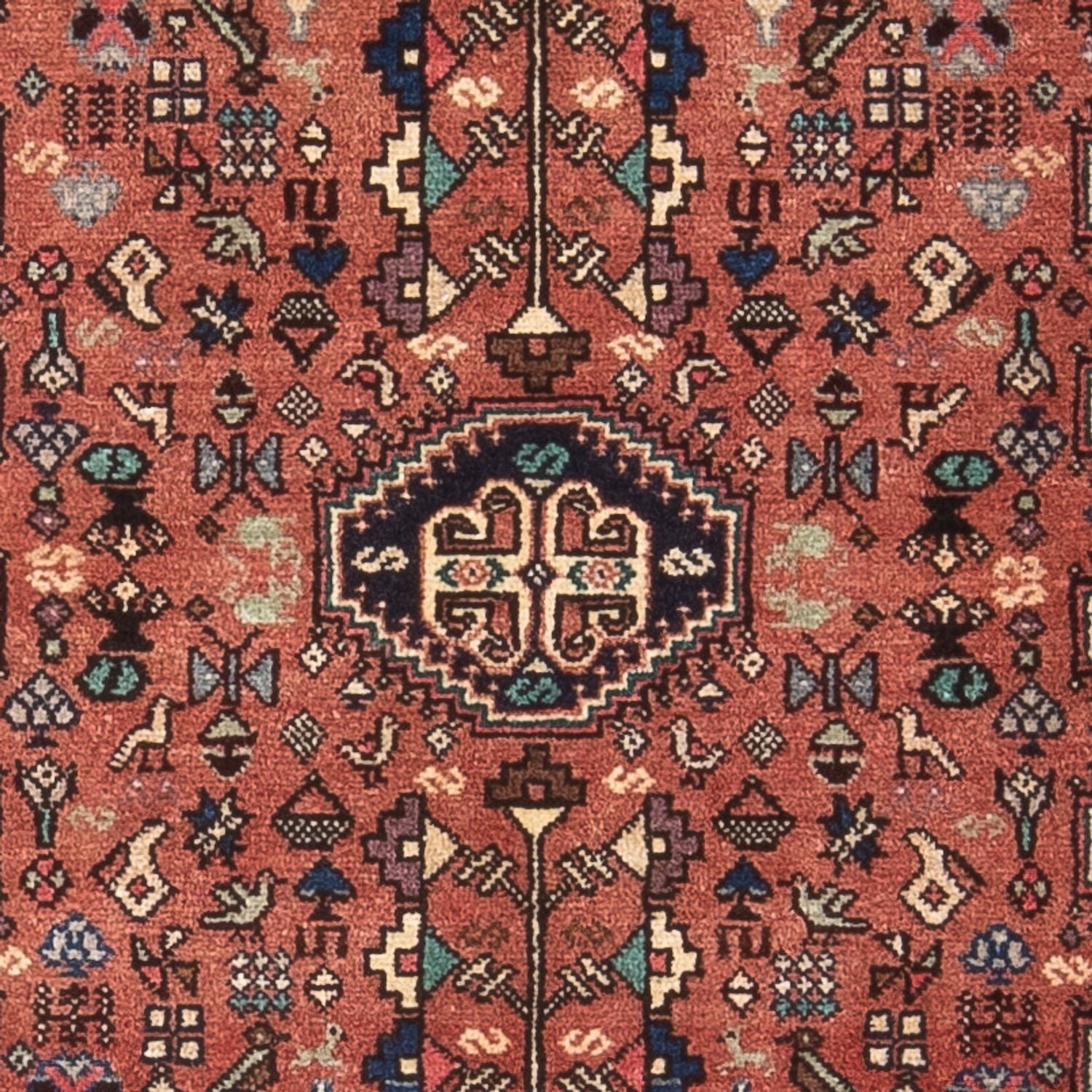 Persisk tæppe - Nomadisk - 150 x 65 cm - rød