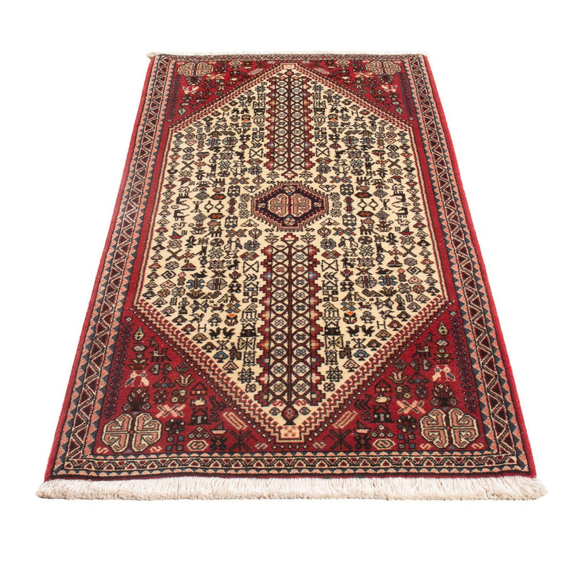 Persisk tæppe - Nomadisk - 147 x 70 cm - creme