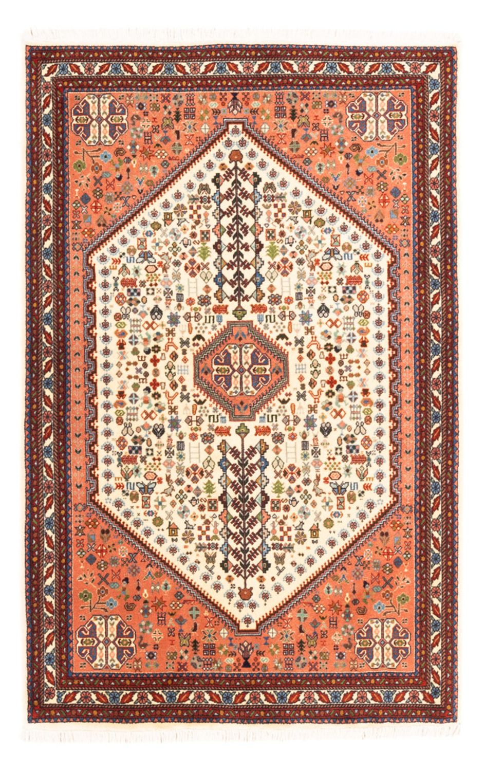 Persisk tæppe - Nomadisk - 147 x 100 cm - beige