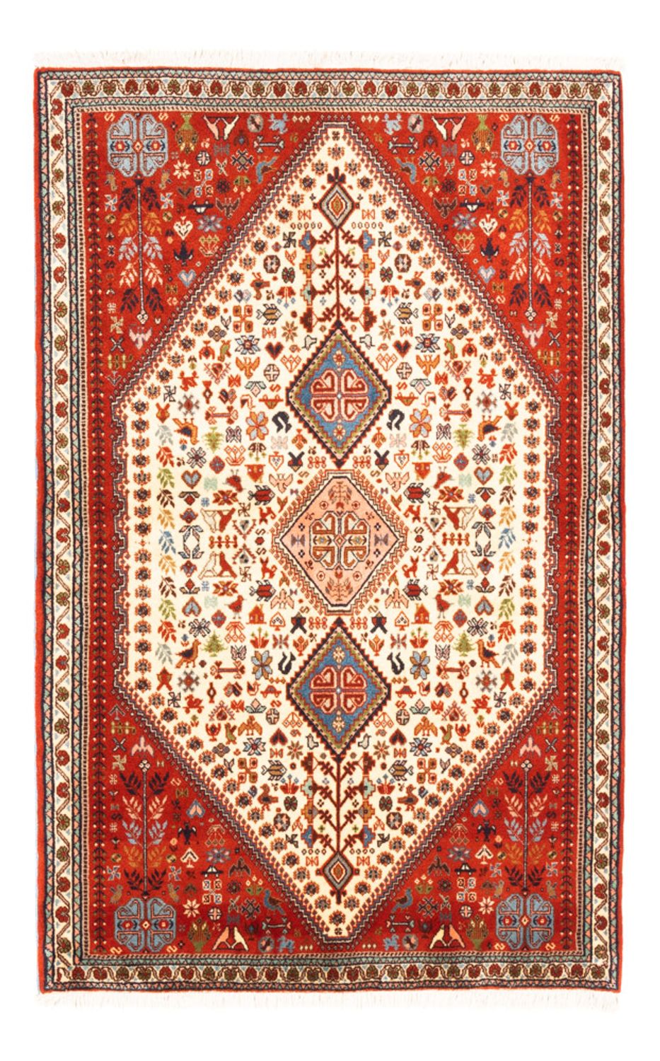 Persisk tæppe - Nomadisk - 150 x 100 cm - beige