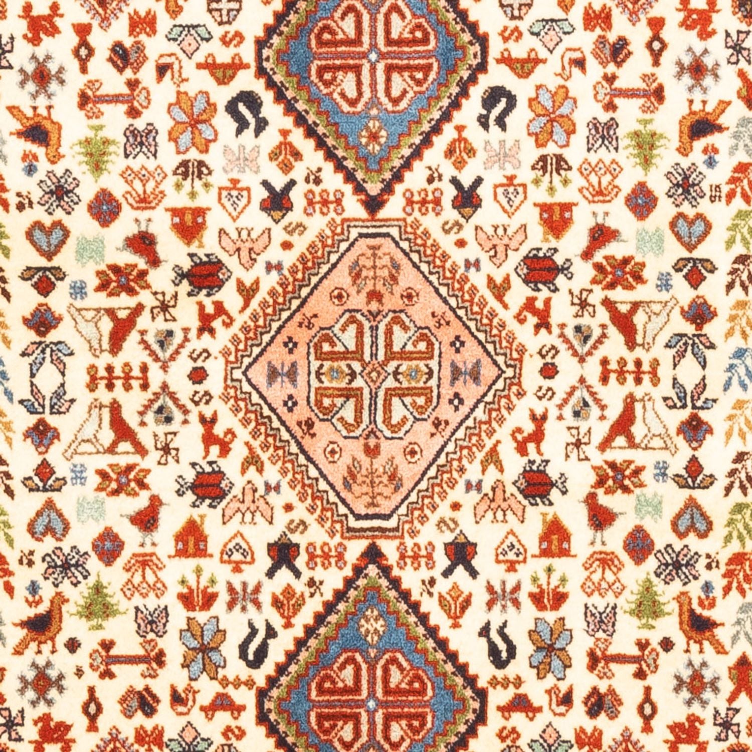 Persisk tæppe - Nomadisk - 150 x 100 cm - beige