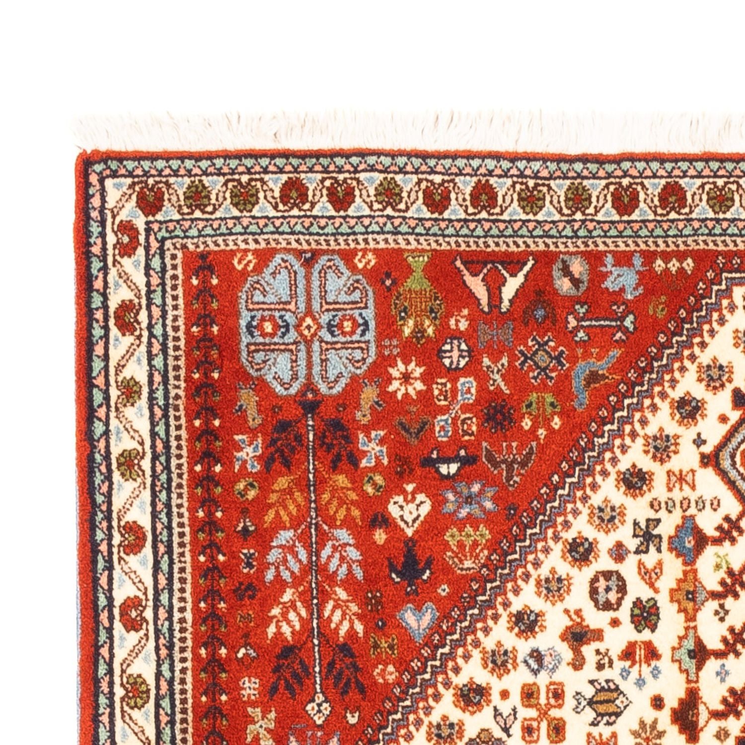 Persisk tæppe - Nomadisk - 150 x 100 cm - beige
