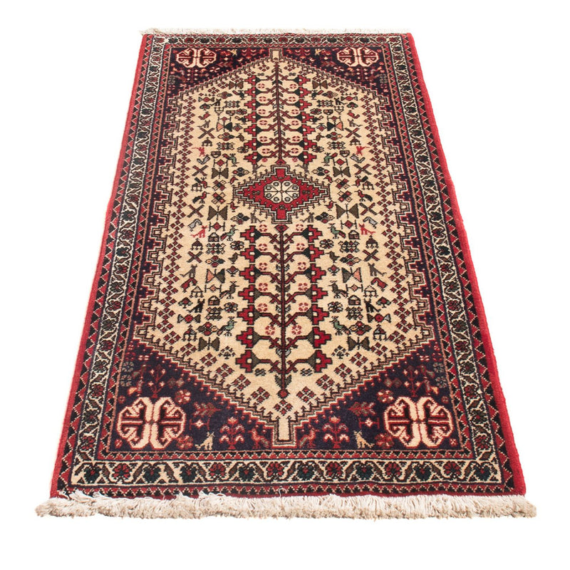 Persisk tæppe - Nomadisk - 150 x 60 cm - creme