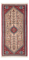 Abadeh Tæppe 63x147cm - Persisk tæppe - Rektangulær / Creme / 63 x 147 cm Rektangulær