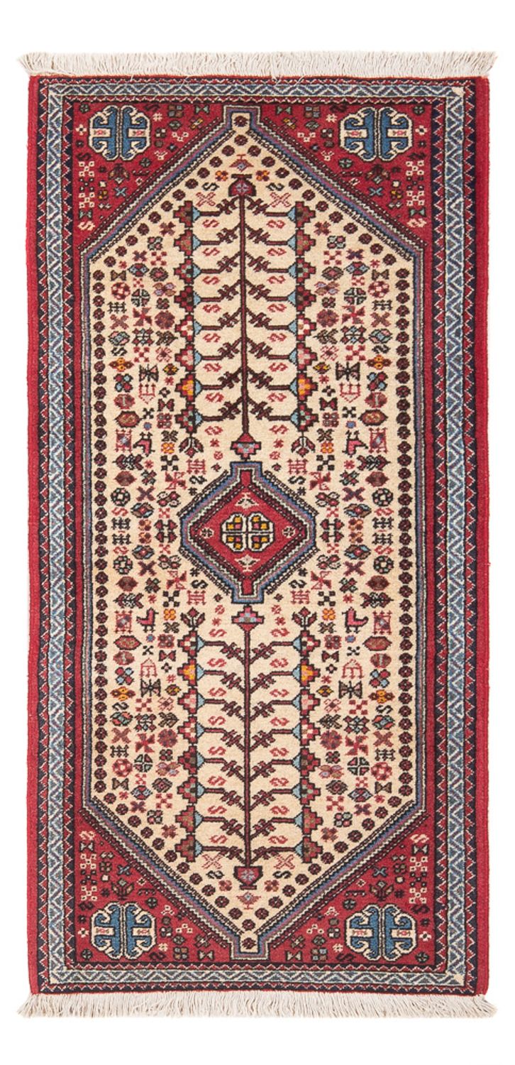 Persisk tæppe - Nomadisk - 147 x 63 cm - creme