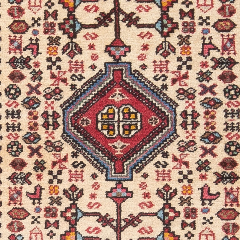 Persisk tæppe - Nomadisk - 147 x 63 cm - creme