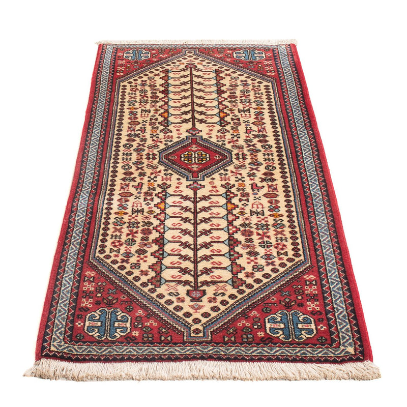 Persisk tæppe - Nomadisk - 147 x 63 cm - creme
