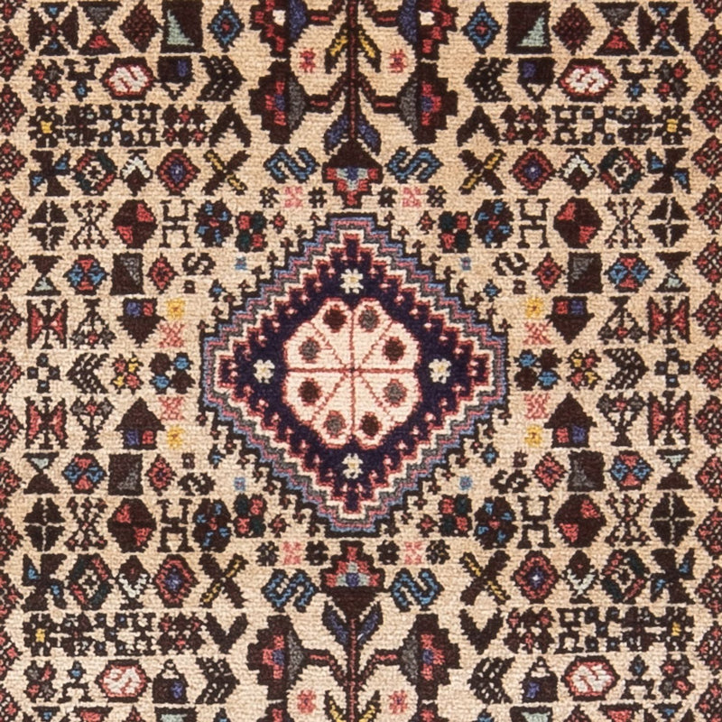 Persisk tæppe - Nomadisk - 147 x 63 cm - creme
