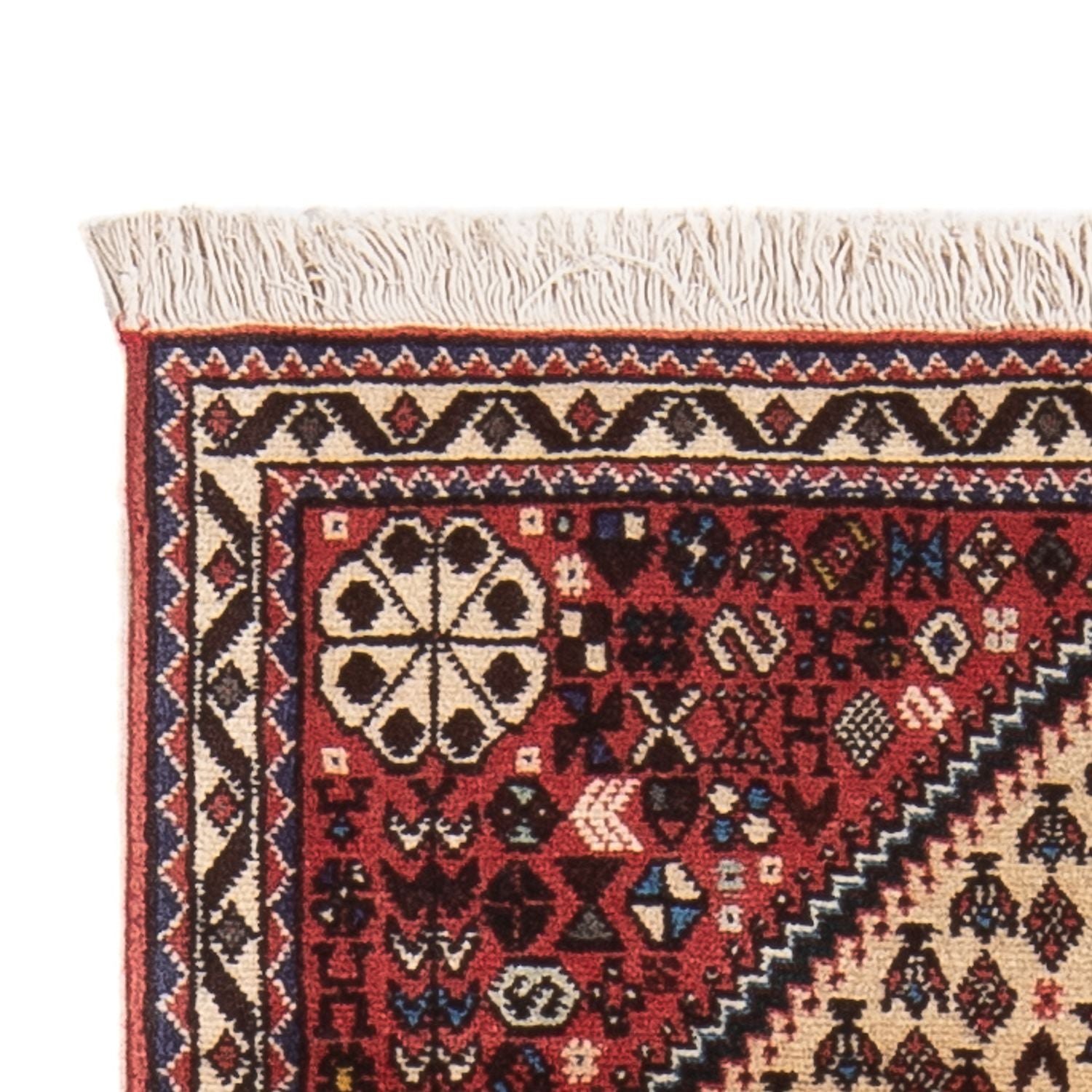 Persisk tæppe - Nomadisk - 147 x 63 cm - creme