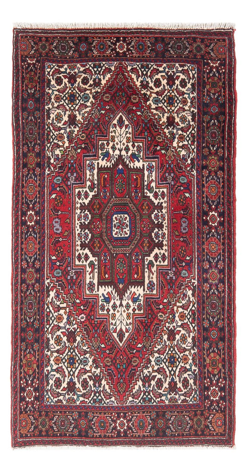 Persisk tæppe - Nomadisk - 132 x 81 cm - creme