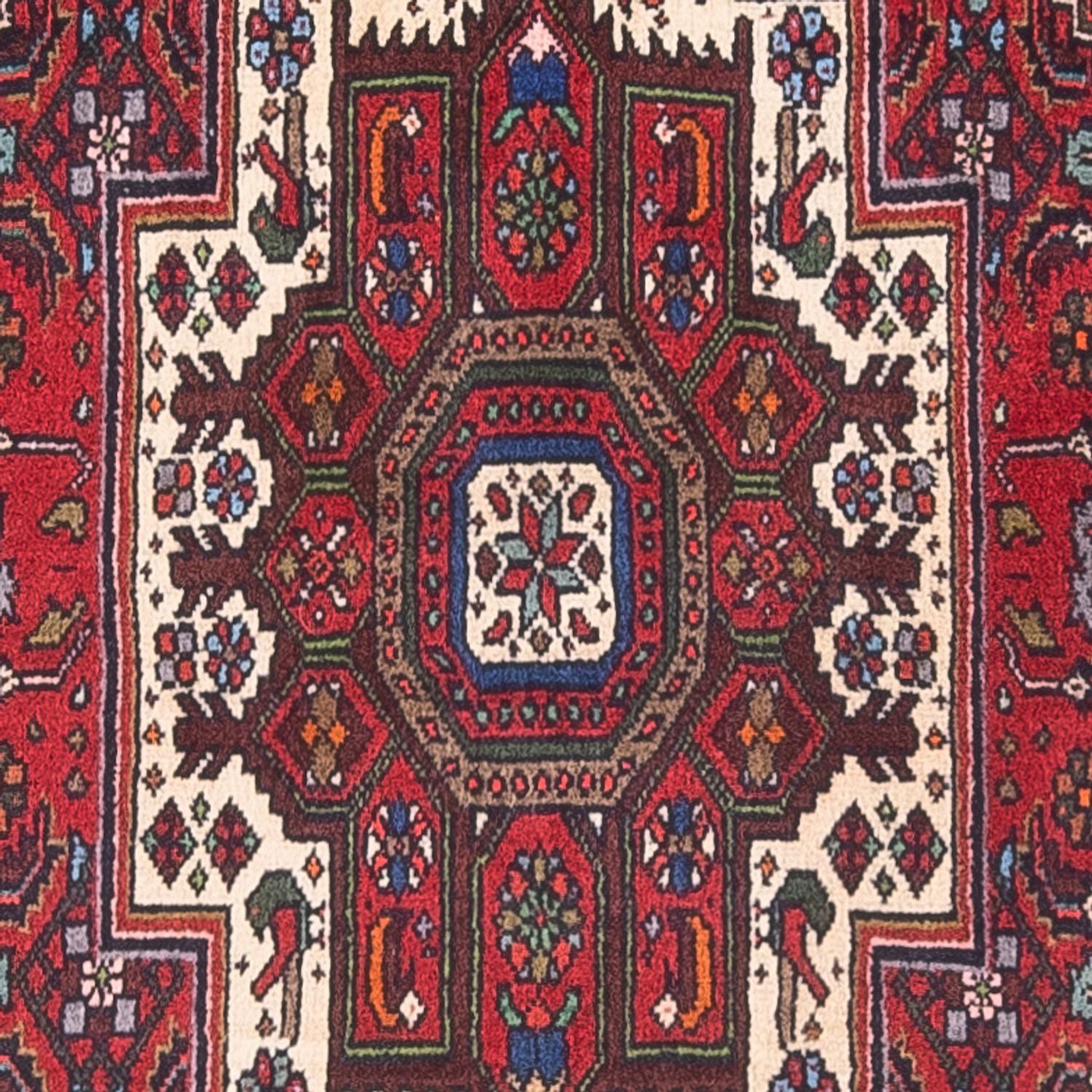 Persisk tæppe - Nomadisk - 132 x 81 cm - creme
