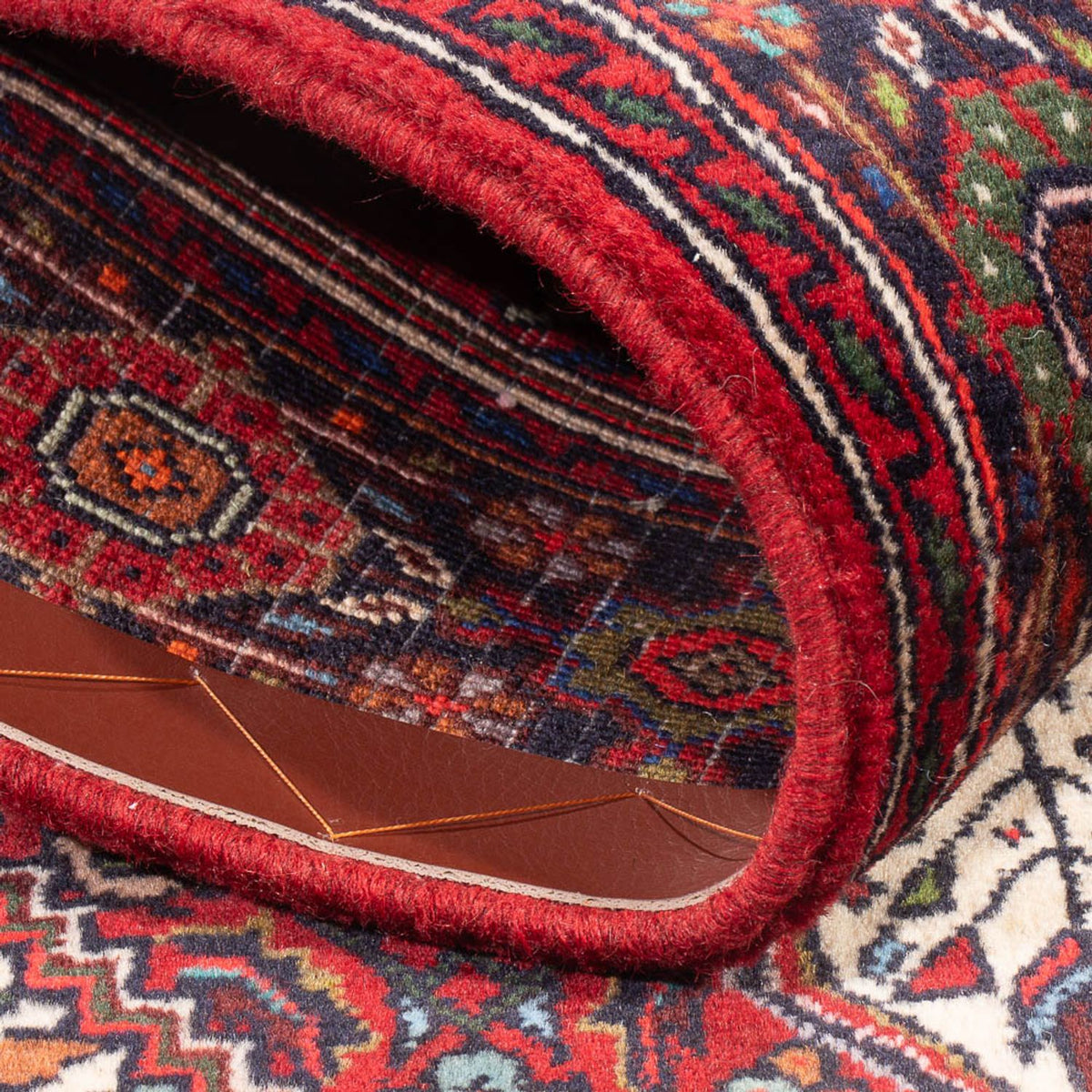 Persisk tæppe - Nomadisk - 132 x 81 cm - creme