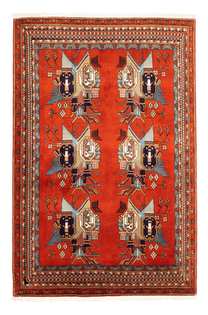Persisk tæppe - Nomadisk - 165 x 115 cm - rød