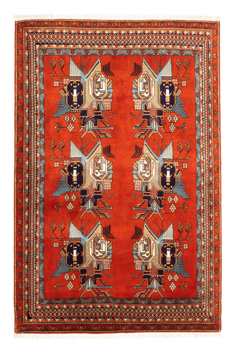 Persisk tæppe - Nomadisk - 165 x 115 cm - rød