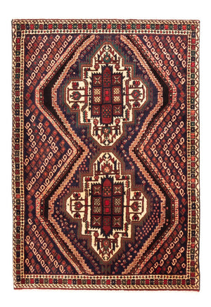Persisk tæppe - Nomadisk - 150 x 108 cm - bordeaux rød