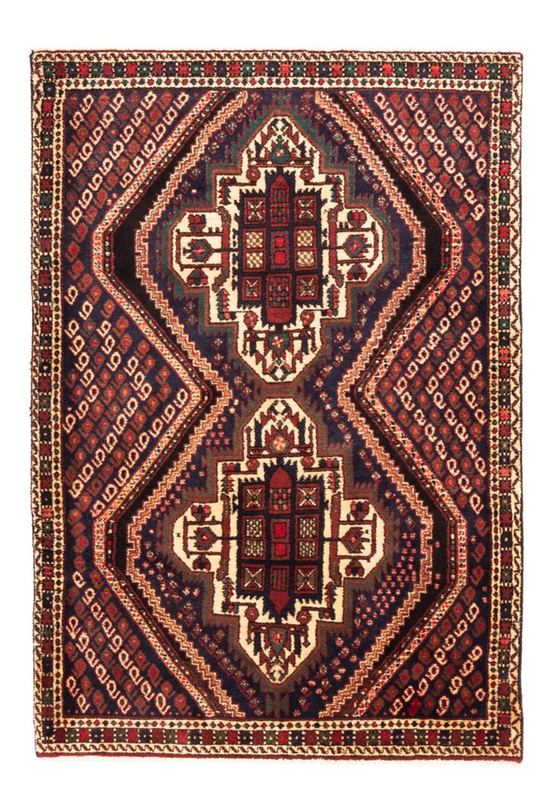 Persisk tæppe - Nomadisk - 150 x 108 cm - bordeaux rød