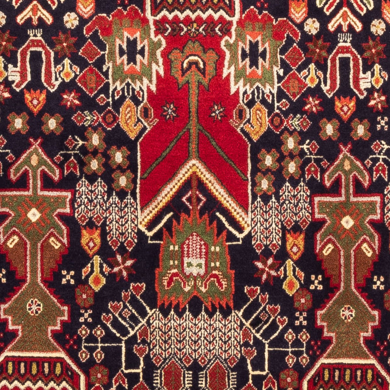 Persisk tæppe - Nomadisk - 154 x 100 cm - bordeaux rød