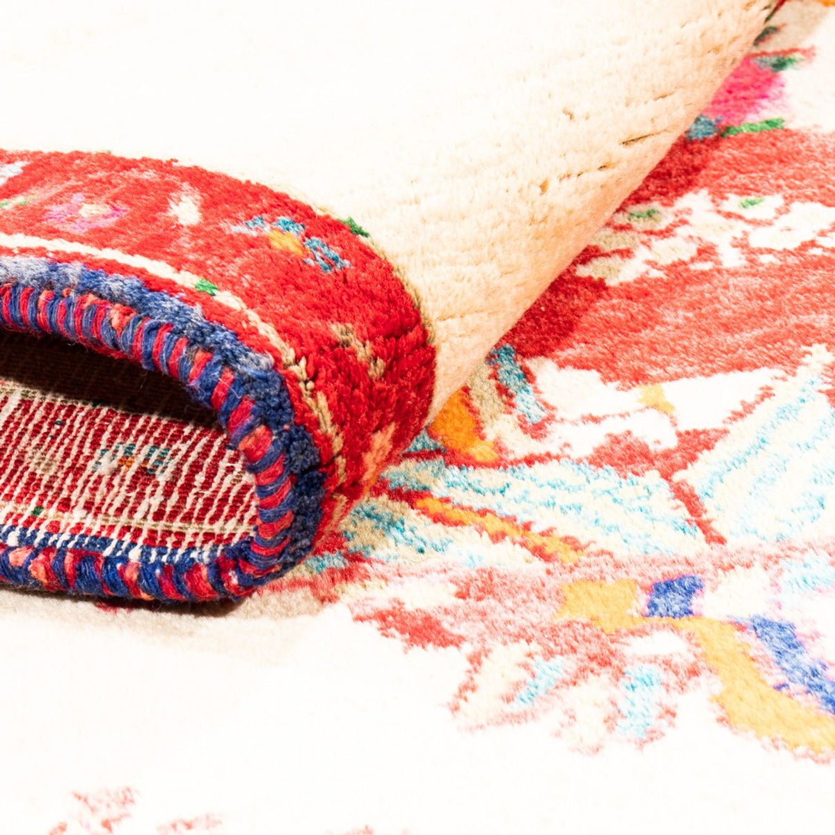 Persisk tæppe - Nomadisk - 145 x 113 cm - creme