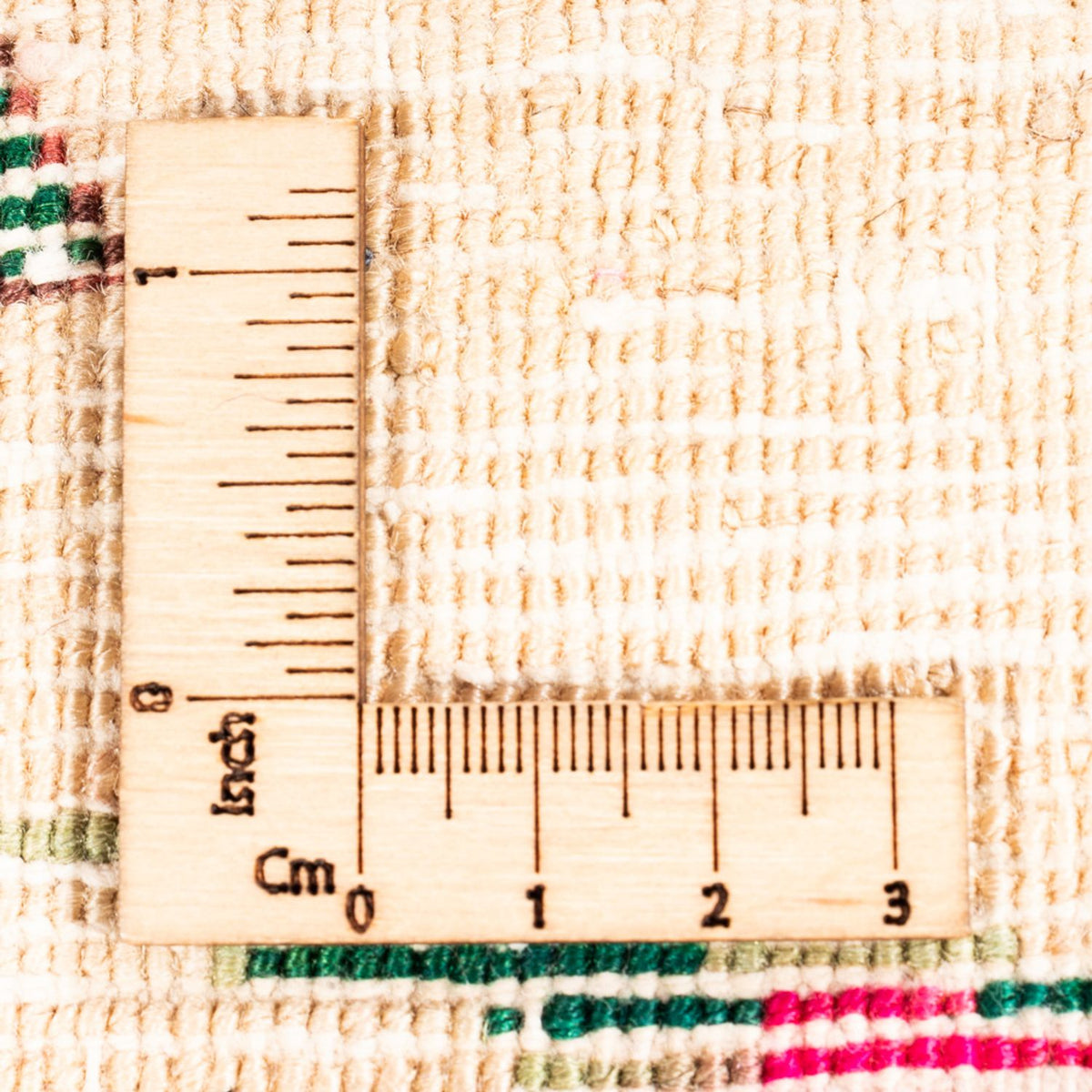 Persisk tæppe - Nomadisk - 145 x 113 cm - creme