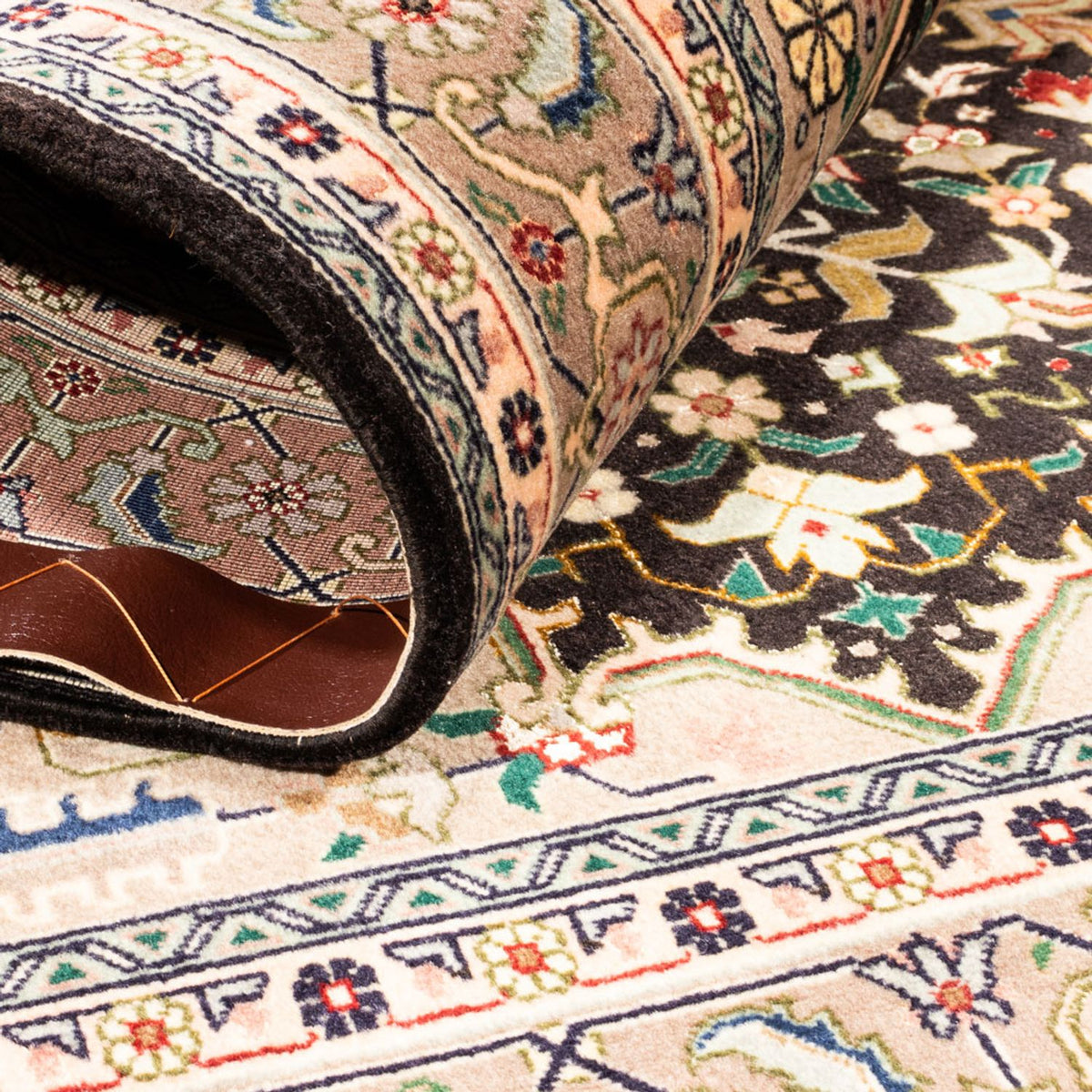 Persisk tæppe - Nomadisk - 146 x 100 cm - mørkeblå