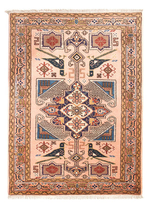 Persisk tæppe - Nomadisk - 96 x 67 cm - laks