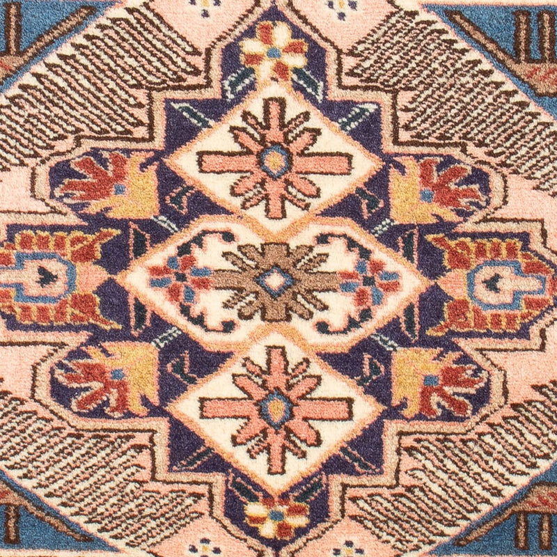 Persisk tæppe - Nomadisk - 96 x 67 cm - laks