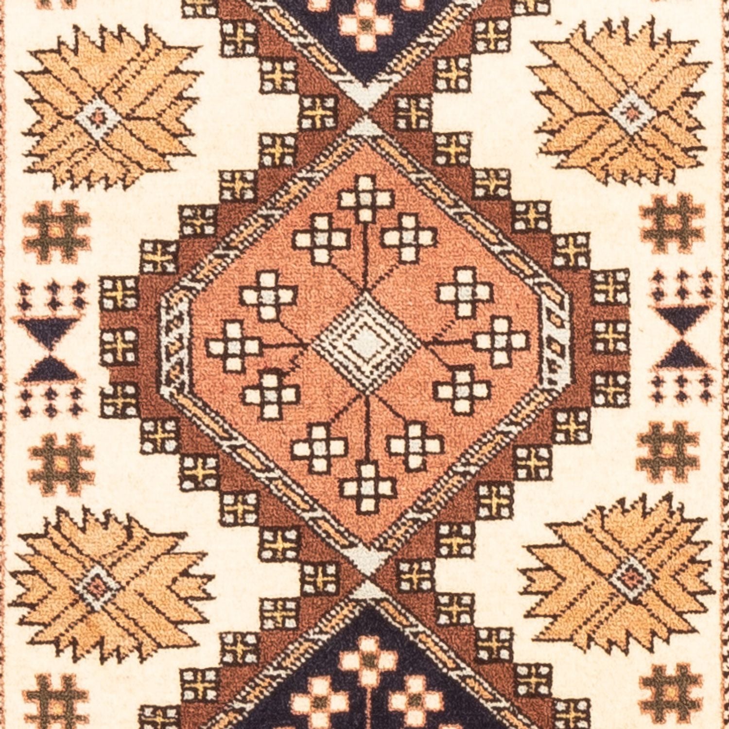 Persisk tæppe - Nomadisk - 148 x 80 cm - creme