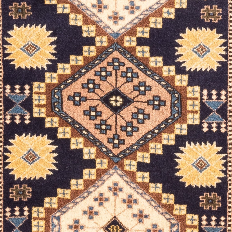 Persisk tæppe - Nomadisk - 145 x 80 cm - mørkeblå