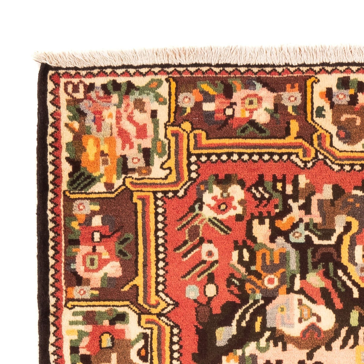 Persisk tæppe - Nomadisk - 153 x 108 cm - orange