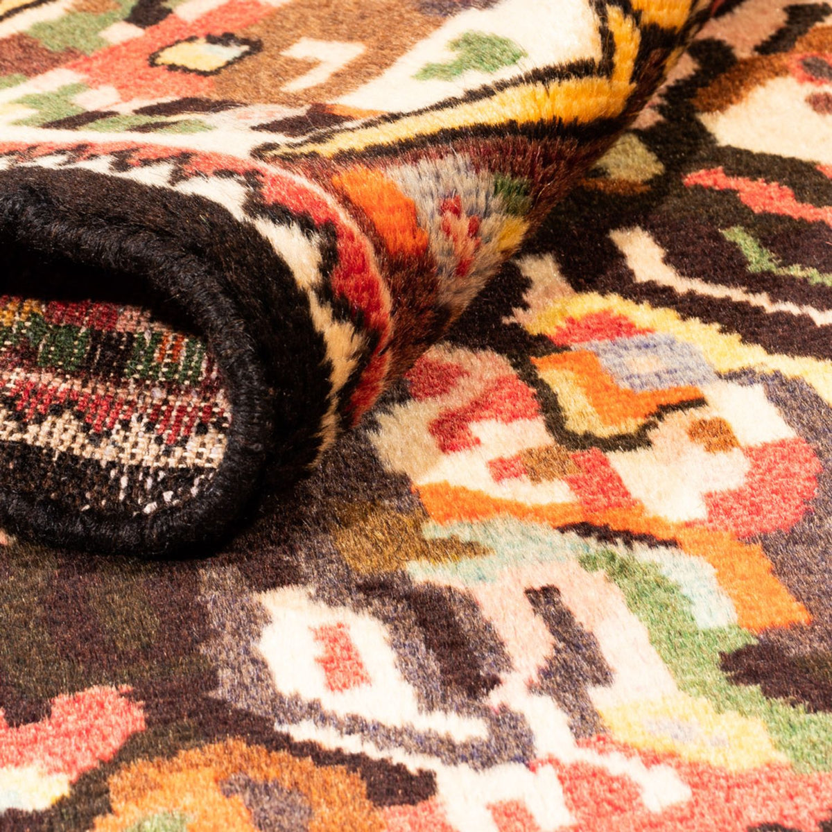 Persisk tæppe - Nomadisk - 153 x 108 cm - orange