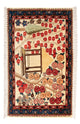 Bakhtiari Tæppe 87x60cm - Persisk tæppe