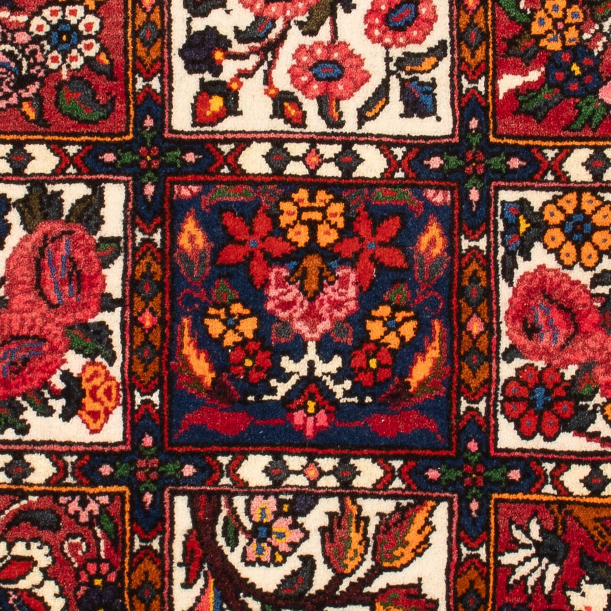 Persisk tæppe - Nomadisk - 91 x 65 cm - flerfarvet